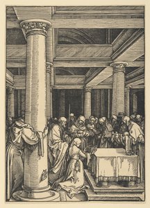 Die Darstellung im Tempel, aus Das Leben der Jungfrau von Albrecht Dürer