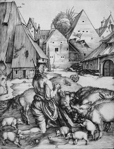 Der verlorene Sohn unter den Schweinen