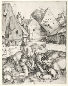 Der verlorene Sohn, ca. 1496 von Albrecht Dürer