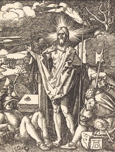Die Auferstehung, wahrscheinlich ca. 1509-1510 von Albrecht Dürer