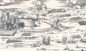 Die Belagerung einer Festung I, 1527 1906 von Albrecht Dürer