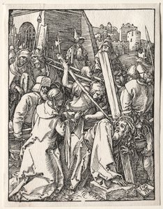 Die Kleine Passion: Christus trägt das Kreuz, 1509 von Albrecht Dürer