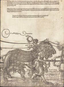Der Triumphwagen von Maximilian I (Der große Triumphwagen) [Platte 4 von 8]
