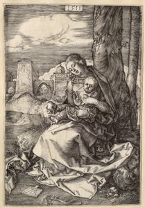 Die Jungfrau und das Kind mit der Birne von Albrecht Dürer