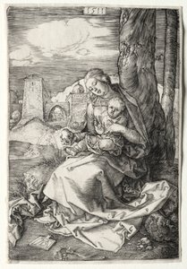 Die Jungfrau und das Kind mit der Birne, 1511 von Albrecht Dürer
