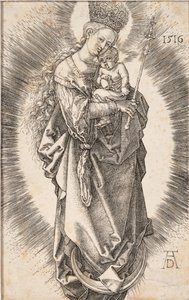 Die Jungfrau mit einer Krone aus Sternen und einem Zepter, 1516