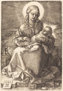 Die Jungfrau mit dem gewickelten Kind von Albrecht Dürer