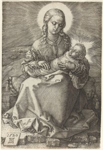 Die Jungfrau mit dem gewickelten Kind von Albrecht Dürer