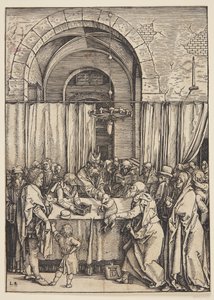Die Ablehnung von Joachims Opfer von Albrecht Dürer