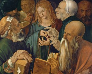 Der zwölfjährige Jesus unter den Schriftgelehrten von Albrecht Dürer
