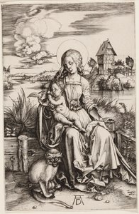 Jungfrau und Kind mit dem Affen von Albrecht Dürer