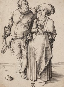 Ein Koch und seine Frau, ca. 1496 (Gravur)