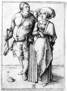Ein Koch und seine Frau, ca. 1496