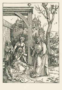 Christus nimmt Abschied von seiner Mutter von Albrecht Dürer or Duerer