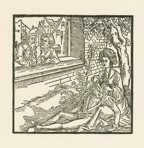 Delilah schneidet Samson das Haar ab von Albrecht Dürer or Duerer