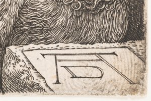 Detail von Christus in der Vorhölle aus der Gravierten Passion von Albrecht Dürer or Duerer