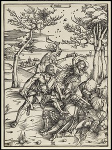 Herkules besiegt Cacus, ca. 1496 von Albrecht Dürer or Duerer