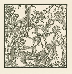 König Jehu lässt seine Frau Isebel enthaupten von Albrecht Dürer or Duerer
