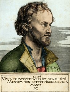 Porträt von Filippo Melantone (Stich)