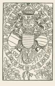Das Wappen von Maximilian I. als König der Römer von Albrecht Dürer or Duerer