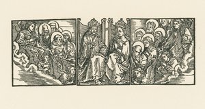 Die Krönung der Jungfrau von Albrecht Dürer or Duerer