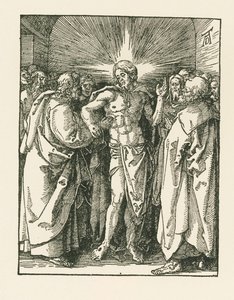 Der ungläubige Thomas, um 1510 von Albrecht Dürer or Duerer