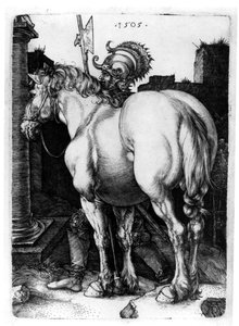Das große Pferd, 1509 von Albrecht Dürer