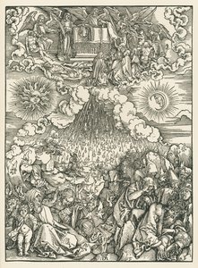 Die Öffnung des fünften und sechsten Siegels. Die Offenbarung des Johannes von Albrecht Dürer or Duerer