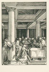 Die Darstellung Christi im Tempel von Albrecht Dürer or Duerer