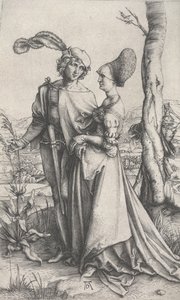 Die Promenade, ca. 1496-1497 (Gravur)