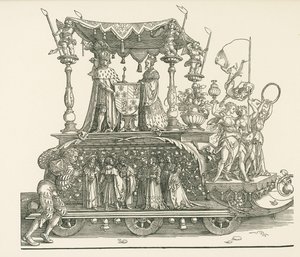 Der kleine Triumphwagen oder Die burgundische Hochzeit von Albrecht Dürer or Duerer