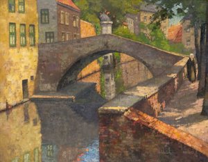 Pont du Cheval, Brügge von Alec Grieve