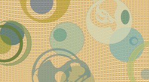 Überlappende abstrakte Kreise von Alejandra Winkhaus