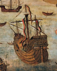 Spanische Karavelle (Detail)