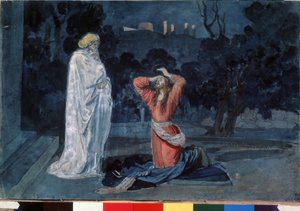 Jesus im Garten Gethsemane von Aleksandr Andreevich Ivanov