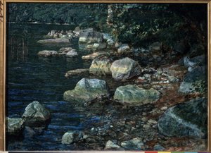 Wasser und Steine in Palazzuolo, Italien