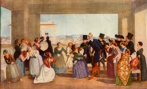 Oktoberfeier in Rom, ca. 1842, 1965