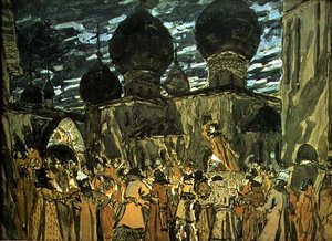 Bühnenbild für eine Theaterproduktion, 1901