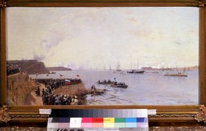 Ankunft von Kaiser Alexander III. in Sewastopol