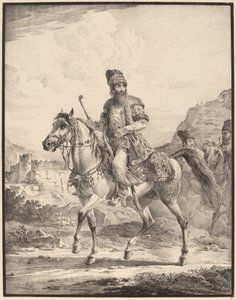 Ein Perser zu Pferd von Aleksandr Osipovich Orlovskii