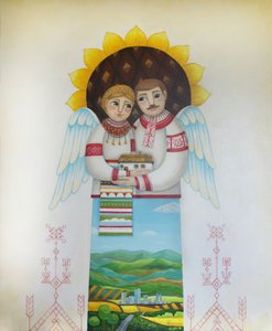 Ukrainisches Wächterhaus von Aleksandra Paranchenko