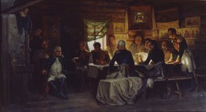 Der Militärrat im Dorf Fili bei Moskau am 13. September 1812, 1882