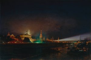 Beleuchtung des Moskauer Kremls, 1883