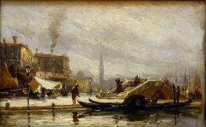 Venedig in der Nähe des Bahnhofs. Mittag