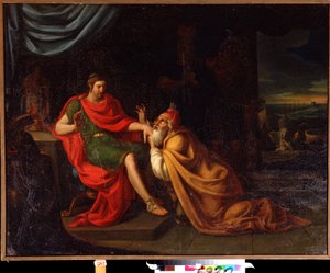 Priamos und Achilles von Alessandro Varotari