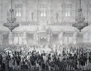 Staatsbankett zur Feier der Krönung von Ferdinand I. (1793-1875)