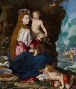 Madonna mit dem Johannesknaben von Alessandro Allori