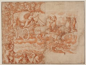 Phaeton fährt die Quadriga
