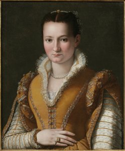 Porträt einer jungen Frau von Alessandro Allori