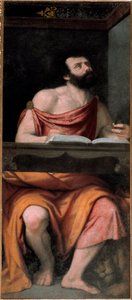 Markus der Evangelist von Alessandro Bonvicino Moretto